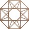 Ekena Millwork Guardian Wood Fretwork Pierced Ceiling Medallion, Walnut, 24"OD x 9 3/8"ID x 1/4"T CMWP24X24X0250GDWA - alternate 1